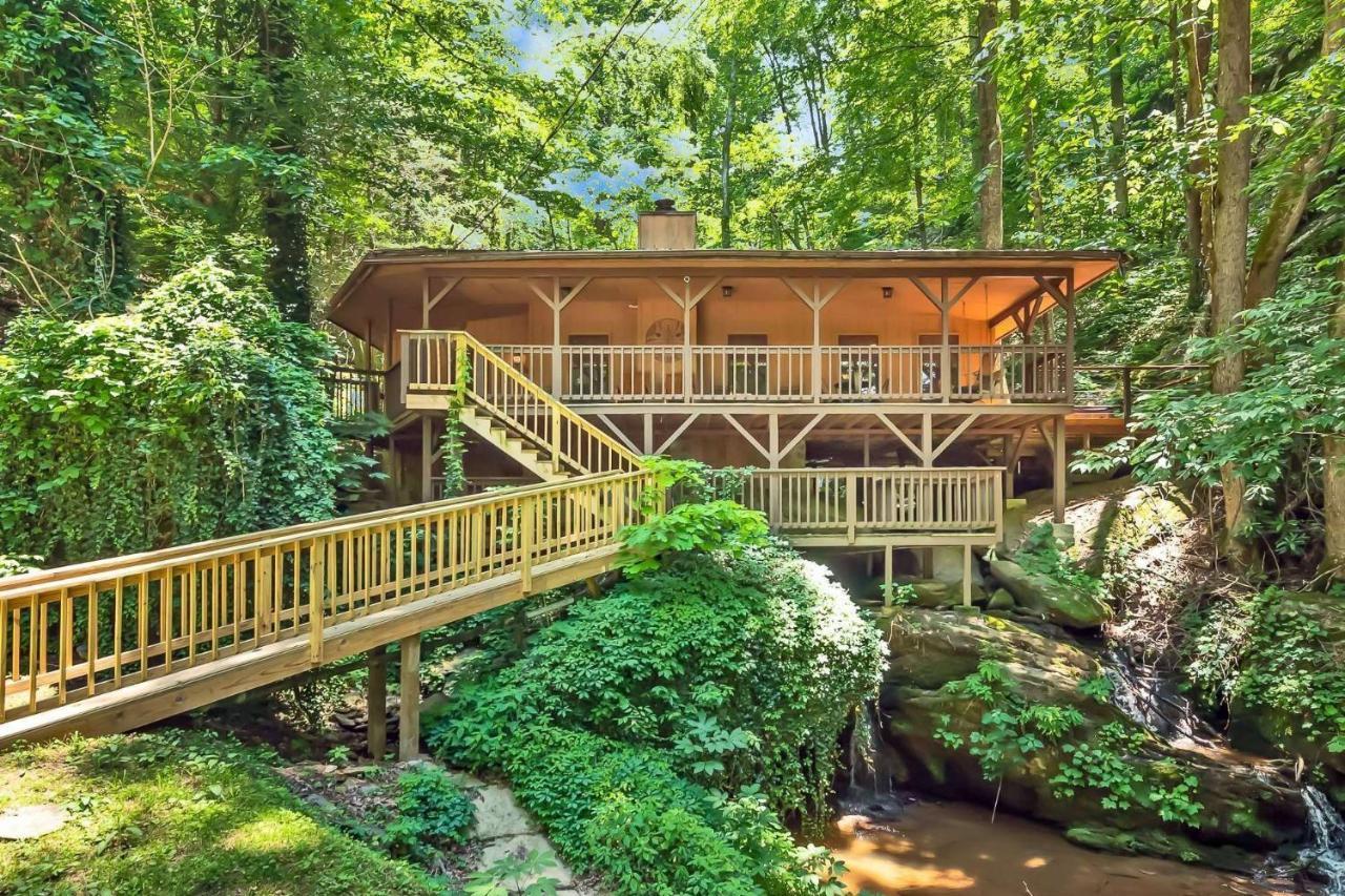 Waterfall Cabin McCookville Dış mekan fotoğraf