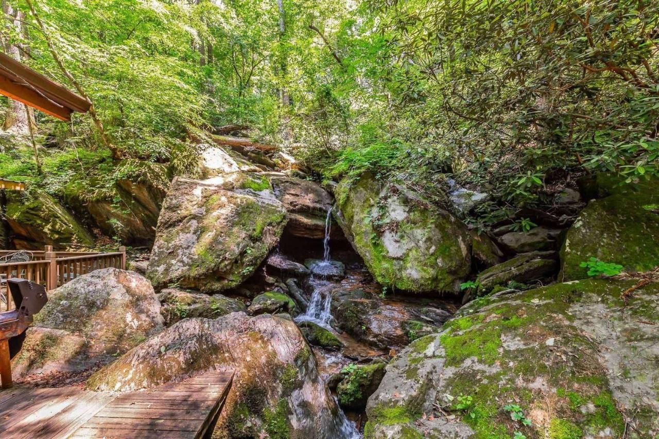 Waterfall Cabin McCookville Dış mekan fotoğraf