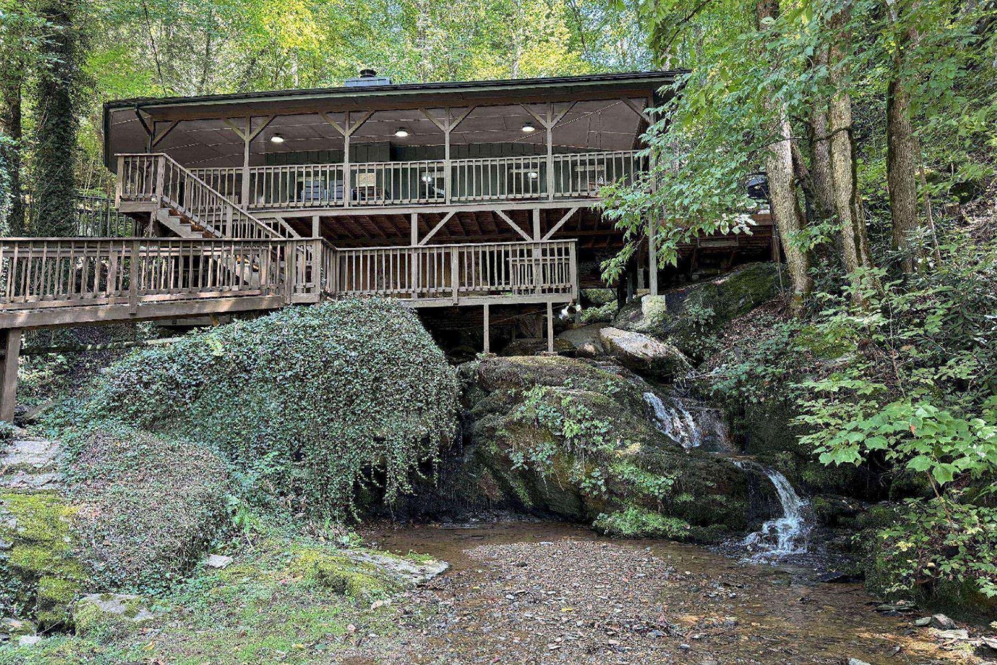 Waterfall Cabin McCookville Dış mekan fotoğraf
