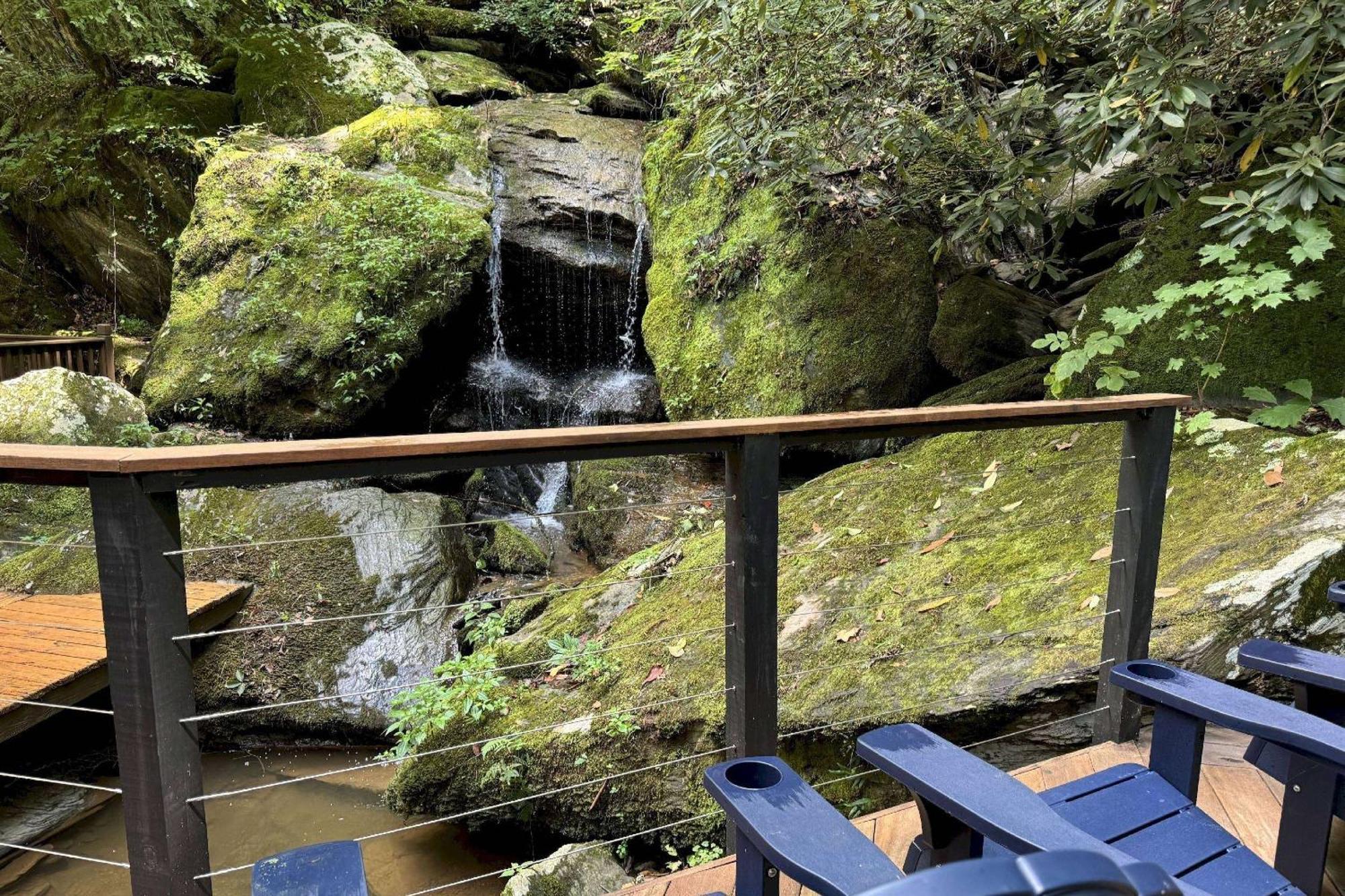 Waterfall Cabin McCookville Dış mekan fotoğraf