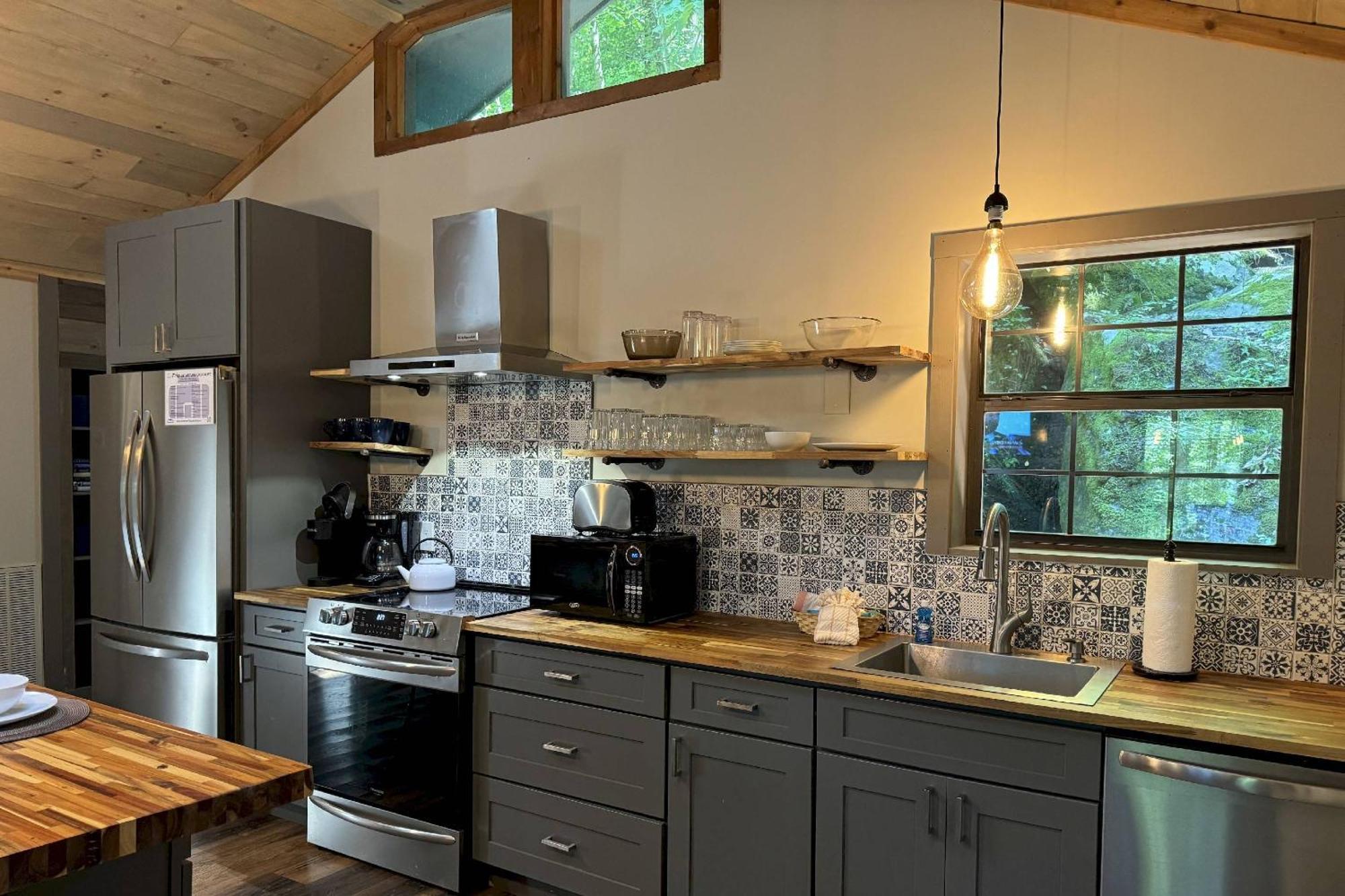 Waterfall Cabin McCookville Dış mekan fotoğraf