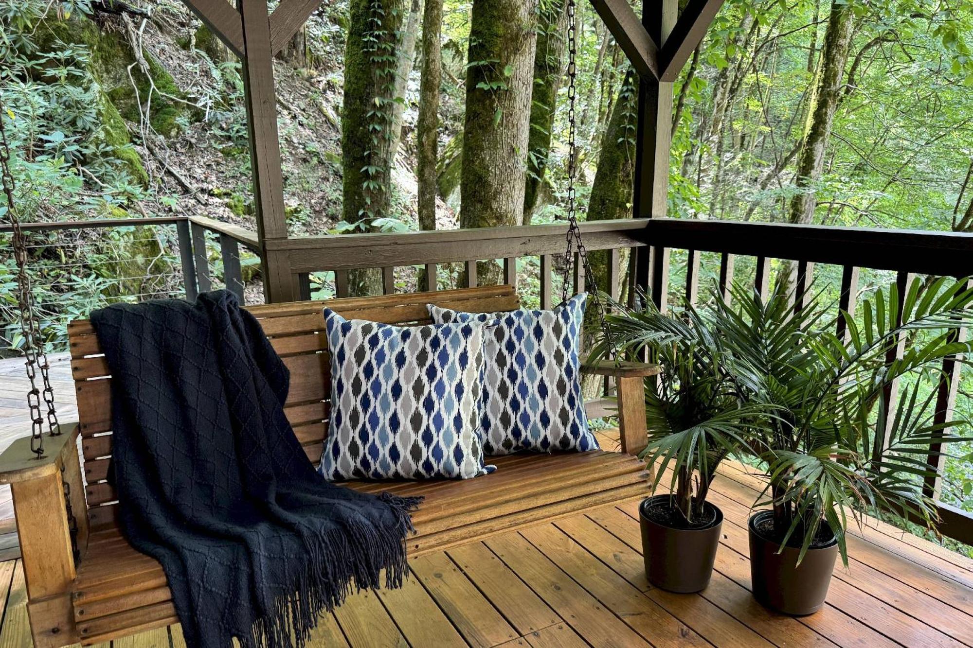 Waterfall Cabin McCookville Dış mekan fotoğraf